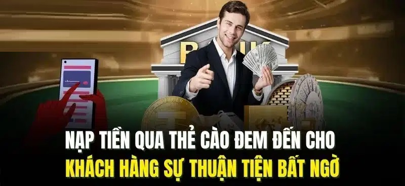 Nạp tiền qua thẻ cào điện thoại thuận tiện bất ngờ Nạp tiền Fb88